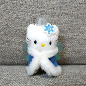 헤이세이 레트로 스노우 페어리 키티 봉제 인형 키링