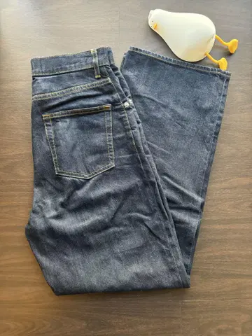 AZUL by moussy 부츠 컷 데님 M 다크 블루