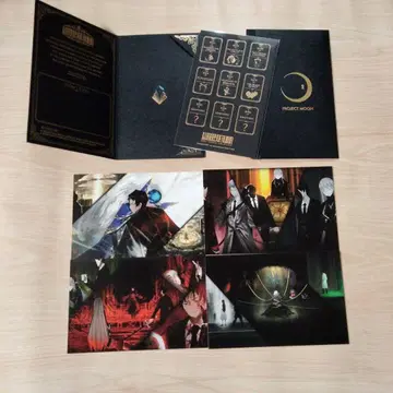 라이브러리 오브 루이나 초대장 + 스티커 + 엽서 4장 새상품,