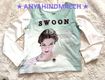 SWOON 그래픽 긴팔 티셔츠
