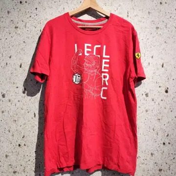 SCUDERIA FERRARI 프린트 티셔츠 페라리 레드