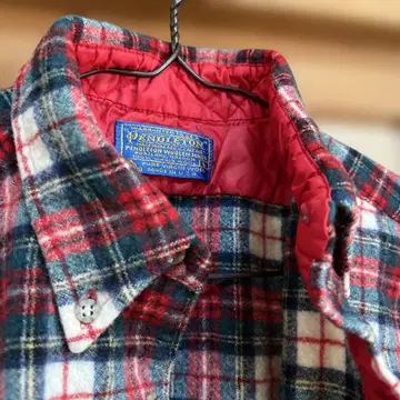 Pendleton 펜들턴 울 체크 무늬 플란넬 셔츠 USA제