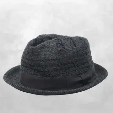 TOP KNOT 탑 노트 중절모 모자 햇 L BLACK 블랙