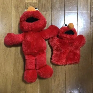 엘모 봉제 인형 대소 세트
