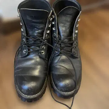 Red Wing 엔지니어 부츠 블랙 약 26.5