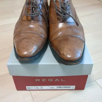 REGAL 가죽 신발 26.5cm 브라운