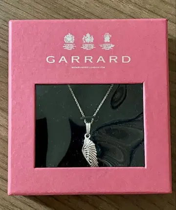 GARRARD 실버 깃털 모티브 목걸이 Silver 925