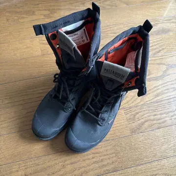 PALLADIUM 방수 하이컷 부츠 블랙