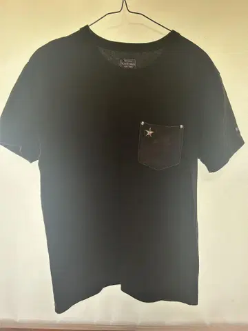 SCHOTT BROS 블랙 티셔츠 S 피타 T 남성용