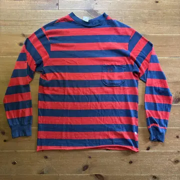 HANG TEN 보더 긴팔 티셔츠 빈티지 롱T USA 구제 의류