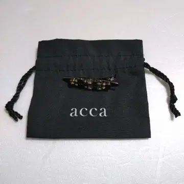 acca 헤어 클립 블랙