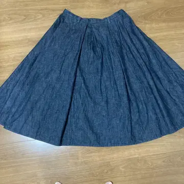 SOFIE D'HOORE 플레어 스커트 38 데님 블루 슬로베니아 제