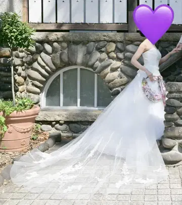 TuNoah Wedding 오버 스커트 레이스