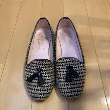 트위드 모카신 38 사이즈 (24cm)
