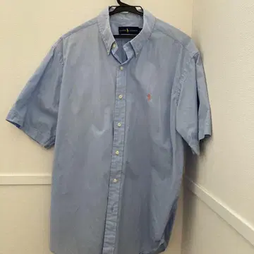 Ralph Lauren 반팔 셔츠 L 블루