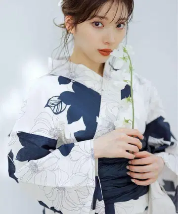 디타 유카타 네이비 유가라의 일본식 고전