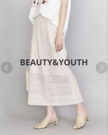 BEAUTY&YOUTH UNITED ARROWS 레이스 I 라인 스커트