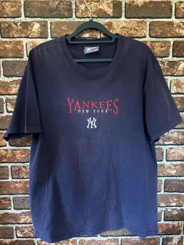 90s USA제 Lee 양키스 티셔츠 L 사이즈