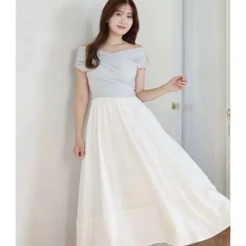 헤르립토 모음형 투톤 드레스