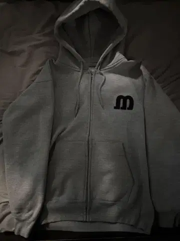 Montley 그레이 집업 후디 M