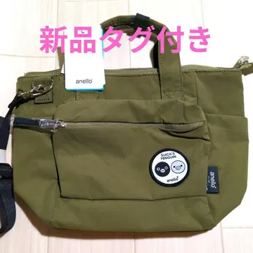 택 포함 새상품 anello Suica 펭귄 2way 숄더 토트