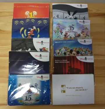 디즈니 카드 클럽 한정 핑 배지 10종 세트