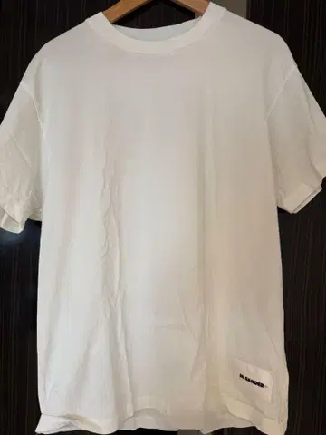 JIL SANDER+ 코튼 반팔 티셔츠 화이트 L 티셔츠