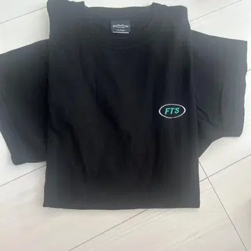FTS 블랙 티셔츠 엑스트라 라지 반팔 티셔츠