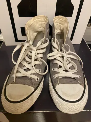CONVERSE 하이컷 스니커즈 그레이 23.5