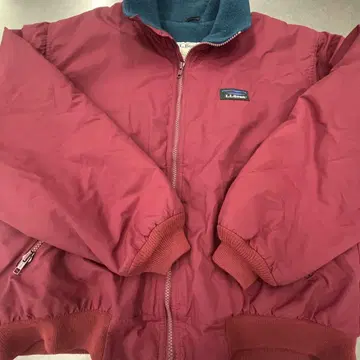 미국제 L.L.Bean Warm-up Jacket 버건디 M
