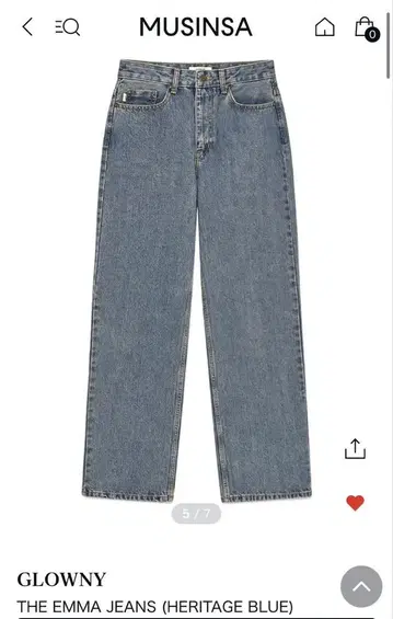 GLOWNY THE EMMA JEANS 팬츠 데님