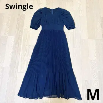 Swingle 쉬폰 플리츠 원피스 M
