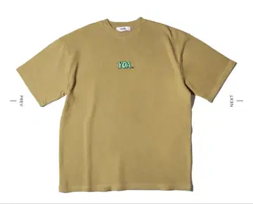 카키색 YOA. SOBI. 티셔츠 M 사이즈
