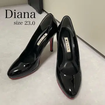Diana 스톰 슬림 레그 펌프스 블랙 23.0