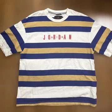AIR JORDAN 스트라이프, 보더 티셔츠 M 사이즈