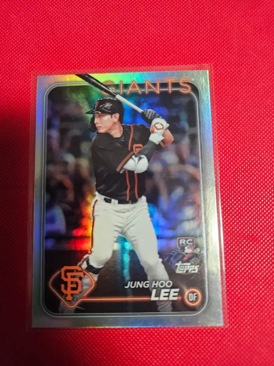 이정후 2024 Topps 실버 포일 루키 카드