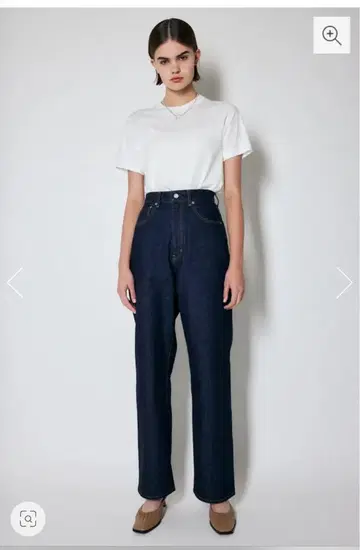 moussy HW 루즈 스트레이트 OW