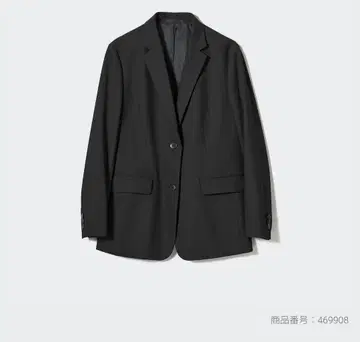 유니클로 테일러드 자켓 릴랙스 핏 블랙 S
