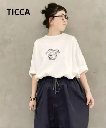 TICCA 티카 SQUARE PRINT TEE 티셔츠