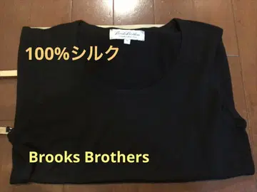 브룩스브라더스 100% 실크 슬리브리스 M