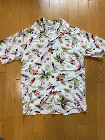 AVANTI 알로하 셔츠 실크