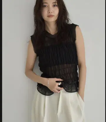 시자토 시어 시링 노슬리브 톱