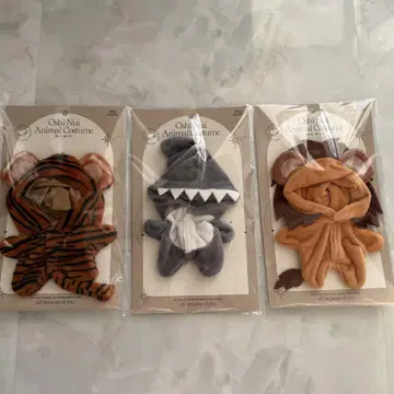 OshiNui Animal Costume 3개 세트 3coins