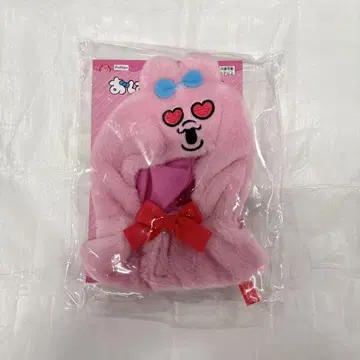 빤쮸토끼 봉제 인형 판초 하트