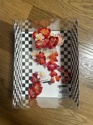 꽃 모티브 헤어콤 세트