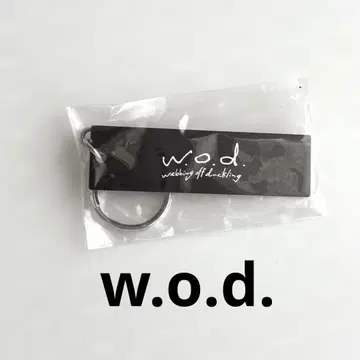 w.o.d. 로고 키링 스트랩