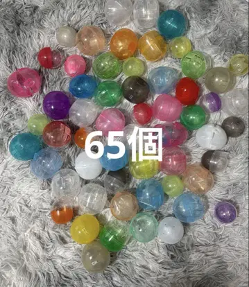 가챠가챠 캡슐 빈 65개 여름방학 공작
