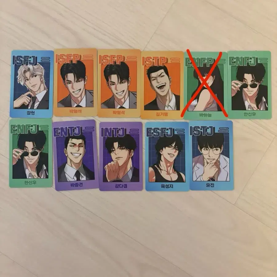 Lookism Random Photocard mbti Park Hyungseok on Bunjang Global Site.