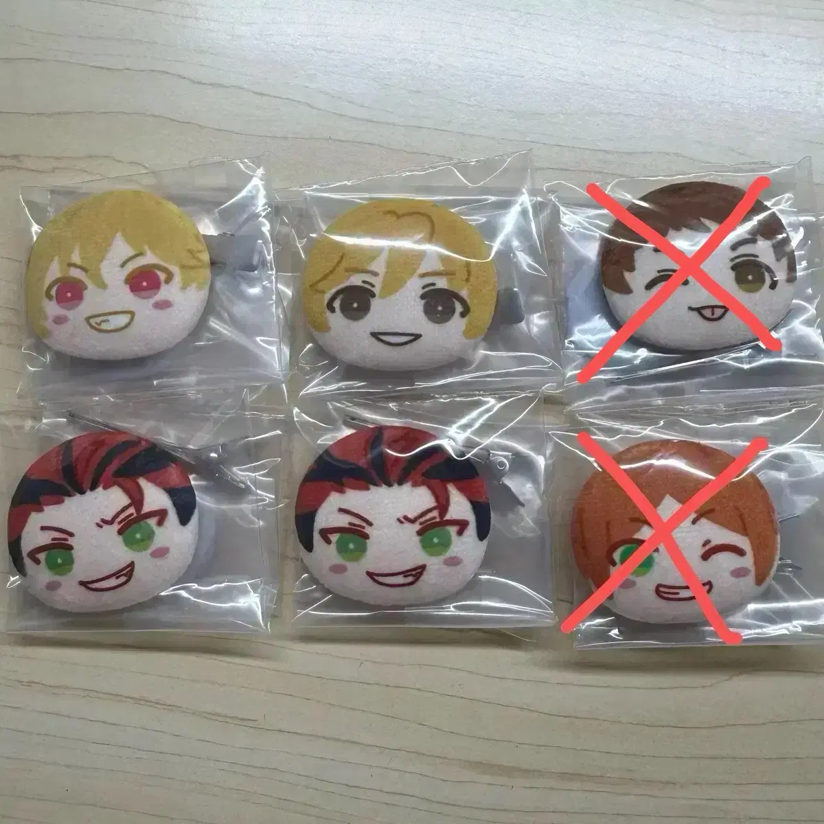 Ensemble Stars Omanjuu Hair Clip Bang Pin Nazuna Tomoya Mitsuru Kuro WTS