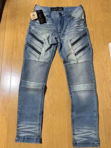칼카니 스트레치 라이트 블루 청바지 30인치